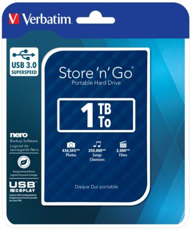 VERBATIM STORE EXTERNAL HDD