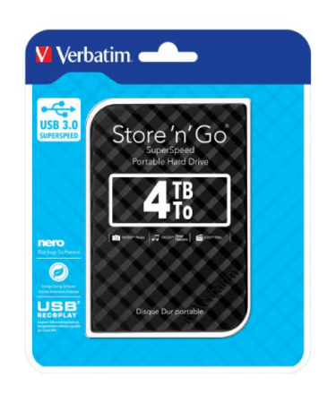 HDD External Verbatim 4TB
