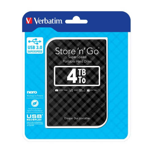 9966a HDD External Verbatim 4TB