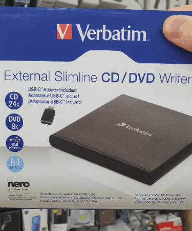 External DVD Writer Verbatim