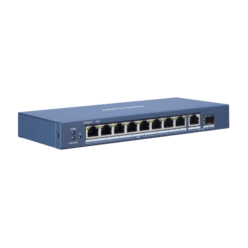 DS-3E0510P-E-M_08278_0 Switch 8 Porta PoE