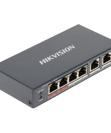 Switch 4 Porta PoE + 2 Uplink