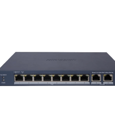 Switch 8 Porta PoE + 2 Uplink