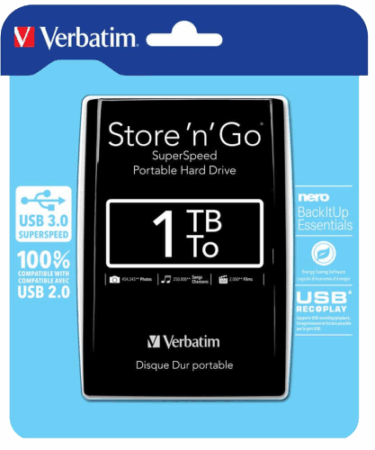 HDD 1TB VERBATIM